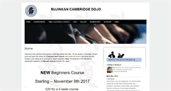 Desktop Screenshot of bujinkan-cambridge.com